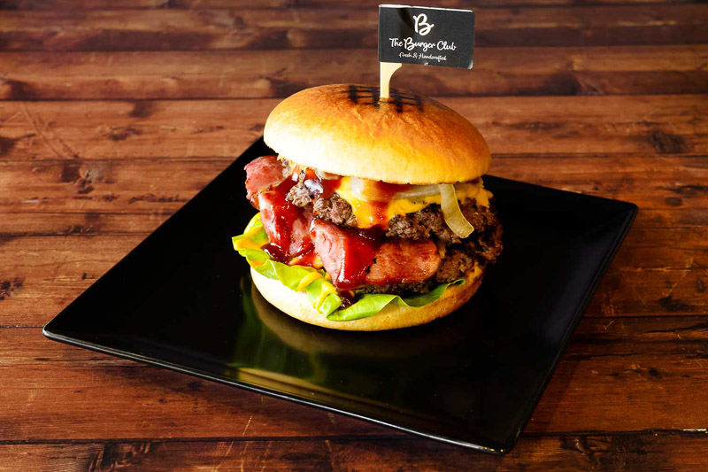 Uber Eats menu photography example for burger restaurant